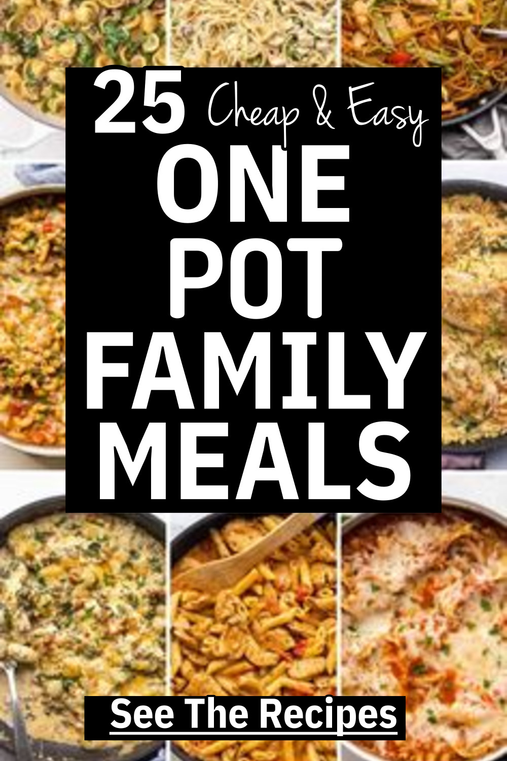 One Pot Dinner Recipes Cheap Dinner Ideas For Families On A Budget. 26 Frugal Large Family Meals On A Budget - Cheap easy dinners for family struggle meals healthy inexpensive quick budget dinners for picky eaters that feed a lot or family of 4.