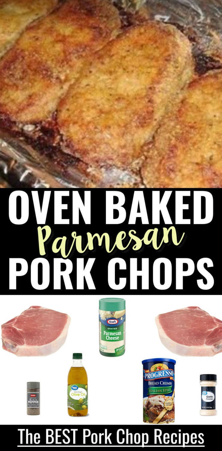 baked pork chops oven boneless parmesan