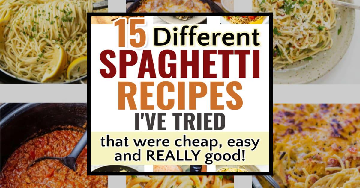 unique spaghetti recipes