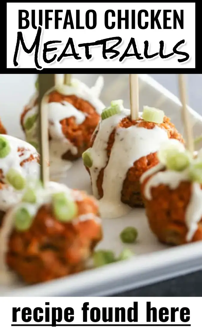 Sheet Pan Buffalo Chicken Meatballs