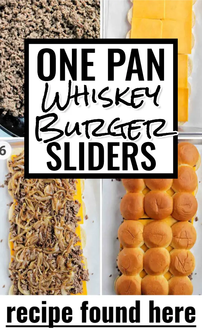 Sheet Pan Whiskey Burger Sandwiches