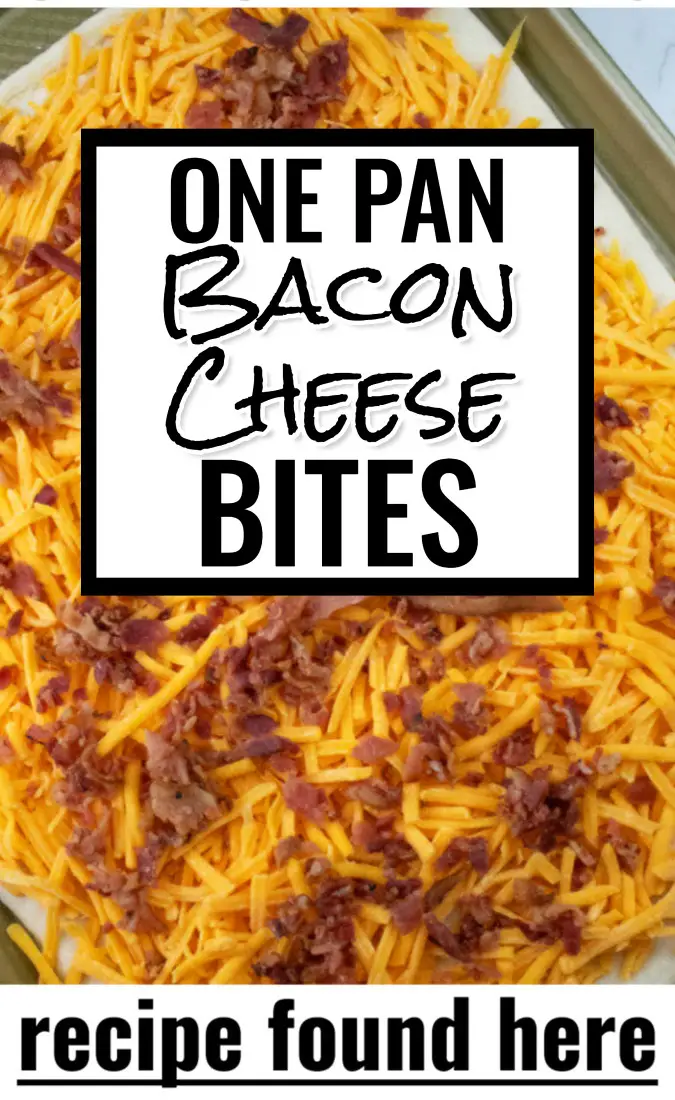 Sheet Pan Bacon Cheddar Snack Bites