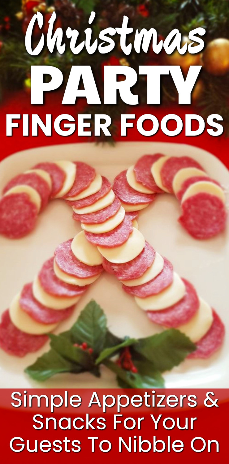 Candy Cane Finger Food Christmas Platter