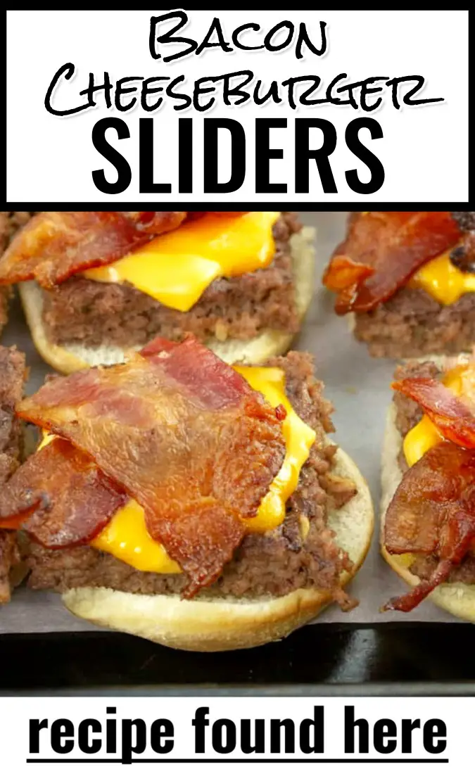 Sheet Pan Bacon Cheeseburger Sliders