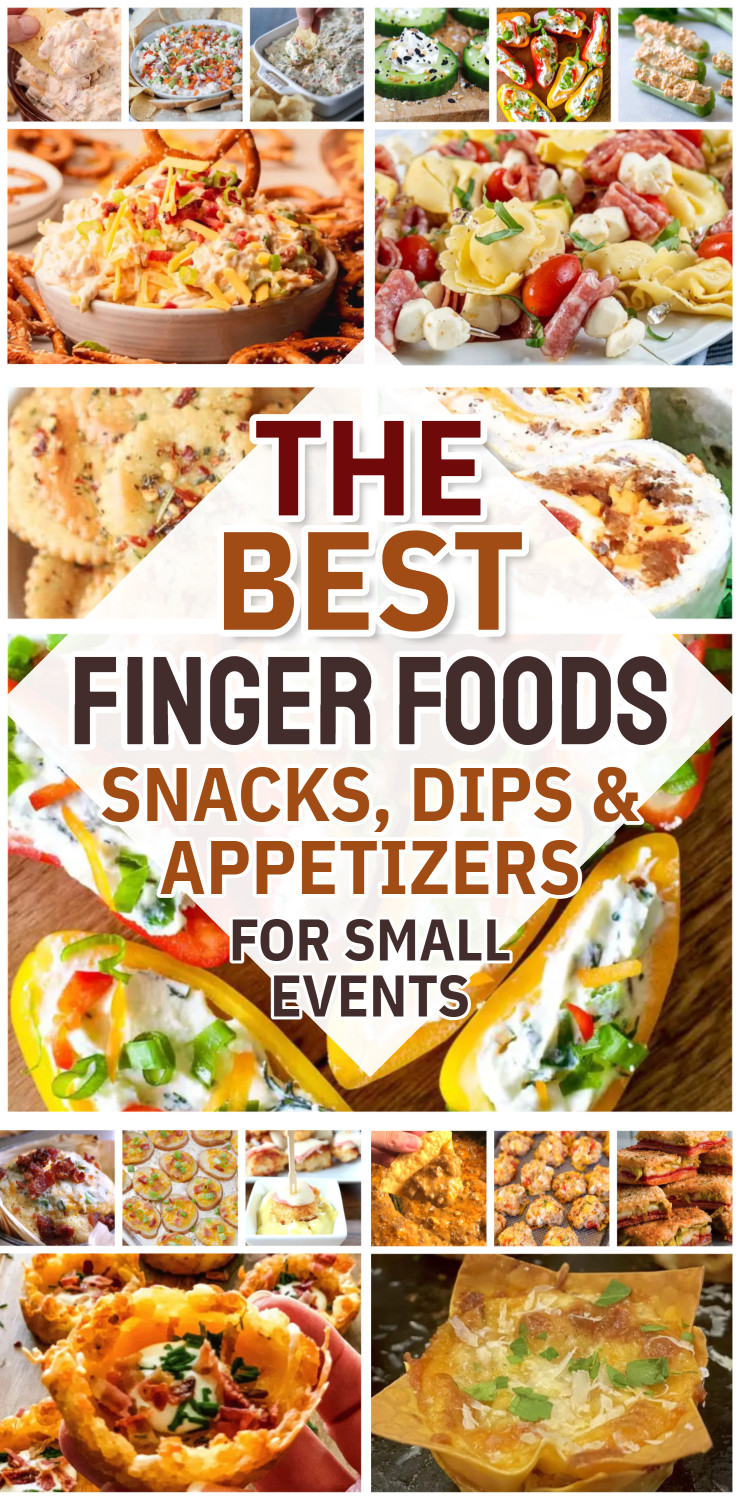 The best finger food and apps for small gathering events