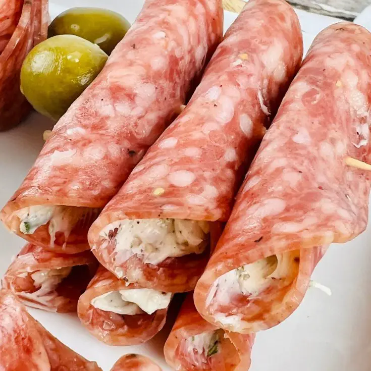 Image for Salami Cream Cheese Roll Ups