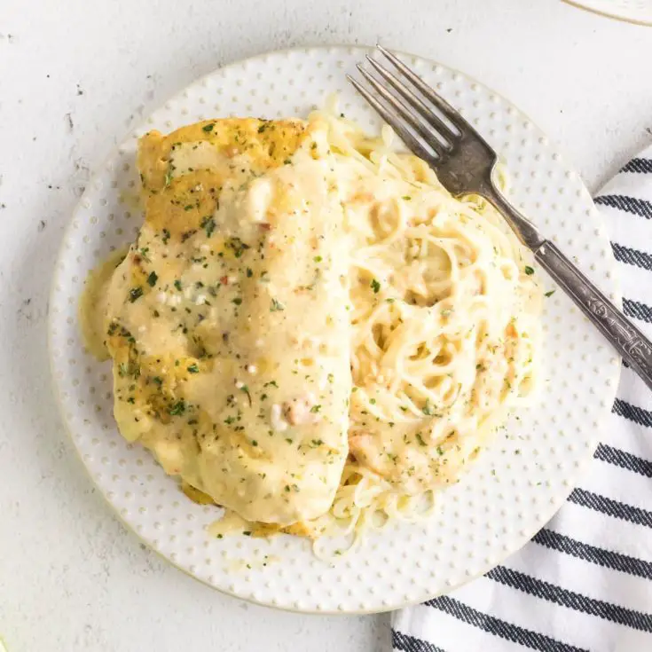 Image for Creamy Angel Chicken (Easy 6-Ingredient Crockpot Recipe)