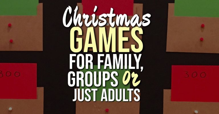 34+ Fun Christmas Games For Groups, Family Parties, Kids, Church Or Grown Ups Only