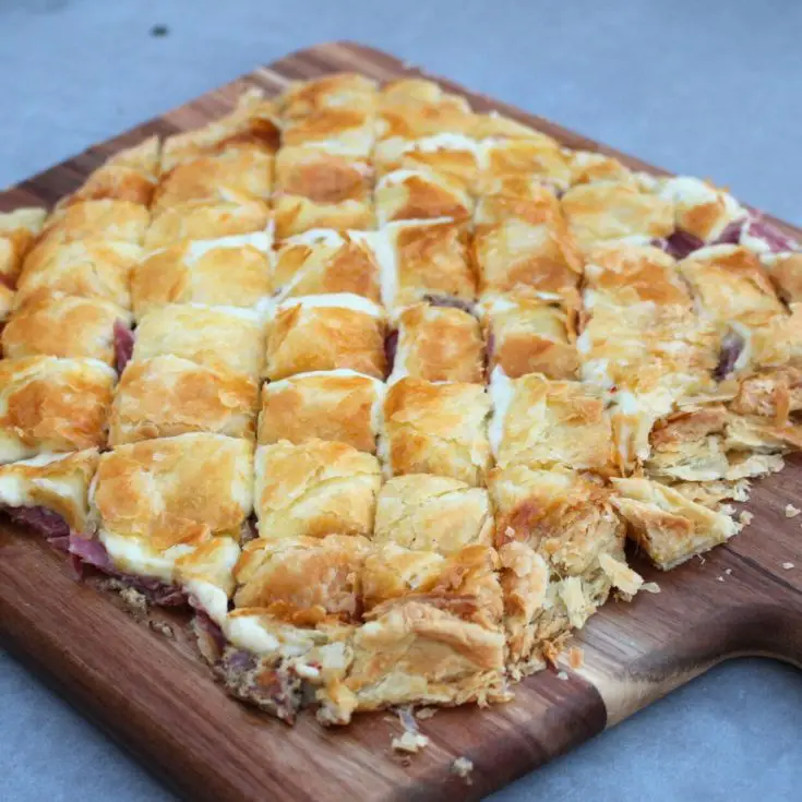 Image for Salami and Cheese Puff Pastry Appetizer