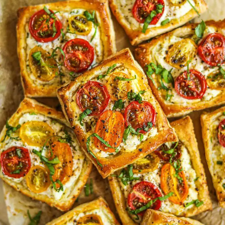 Image for Tomato Tartlets with Puff Pastry