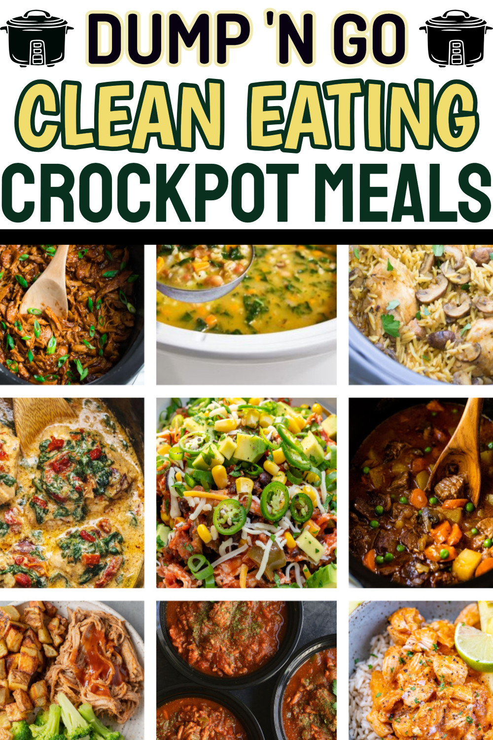 Healthy Crockpot Meals - 27 Clean Eating Recipes For Simple Slow Cooker Comfort Food Dinners