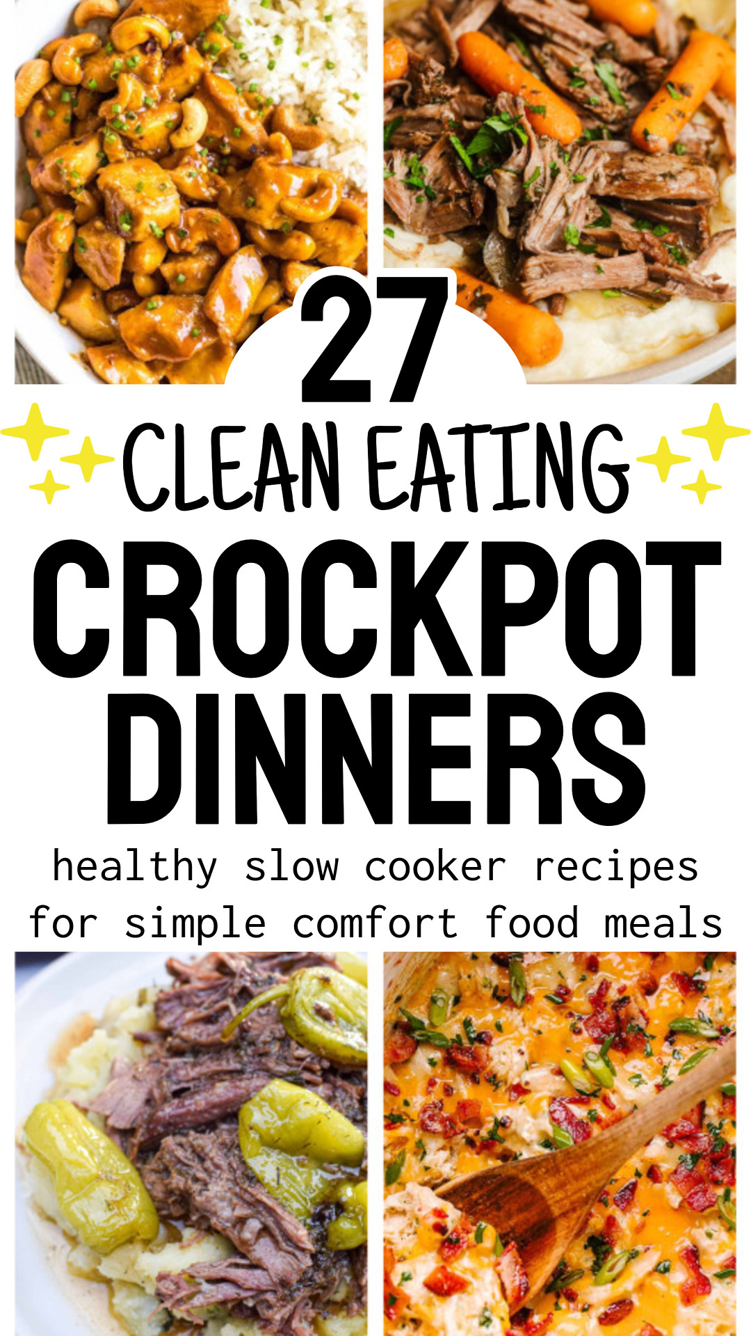 27 clean eating crockpot dinner