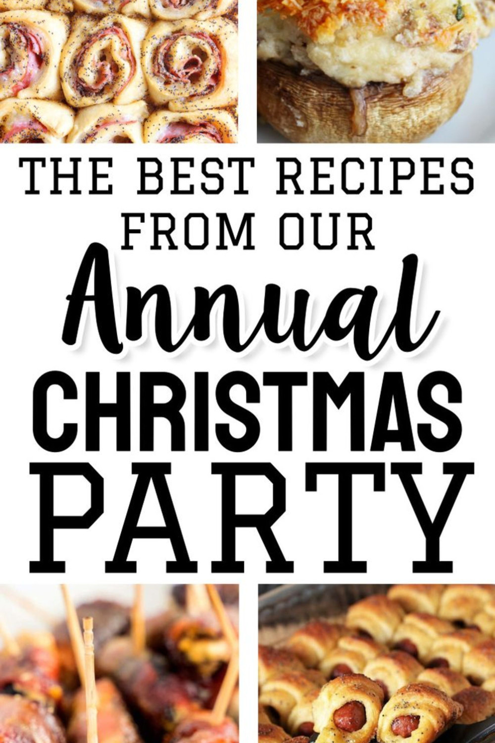 Christmas party food - Holiday party appetizers for a crowd