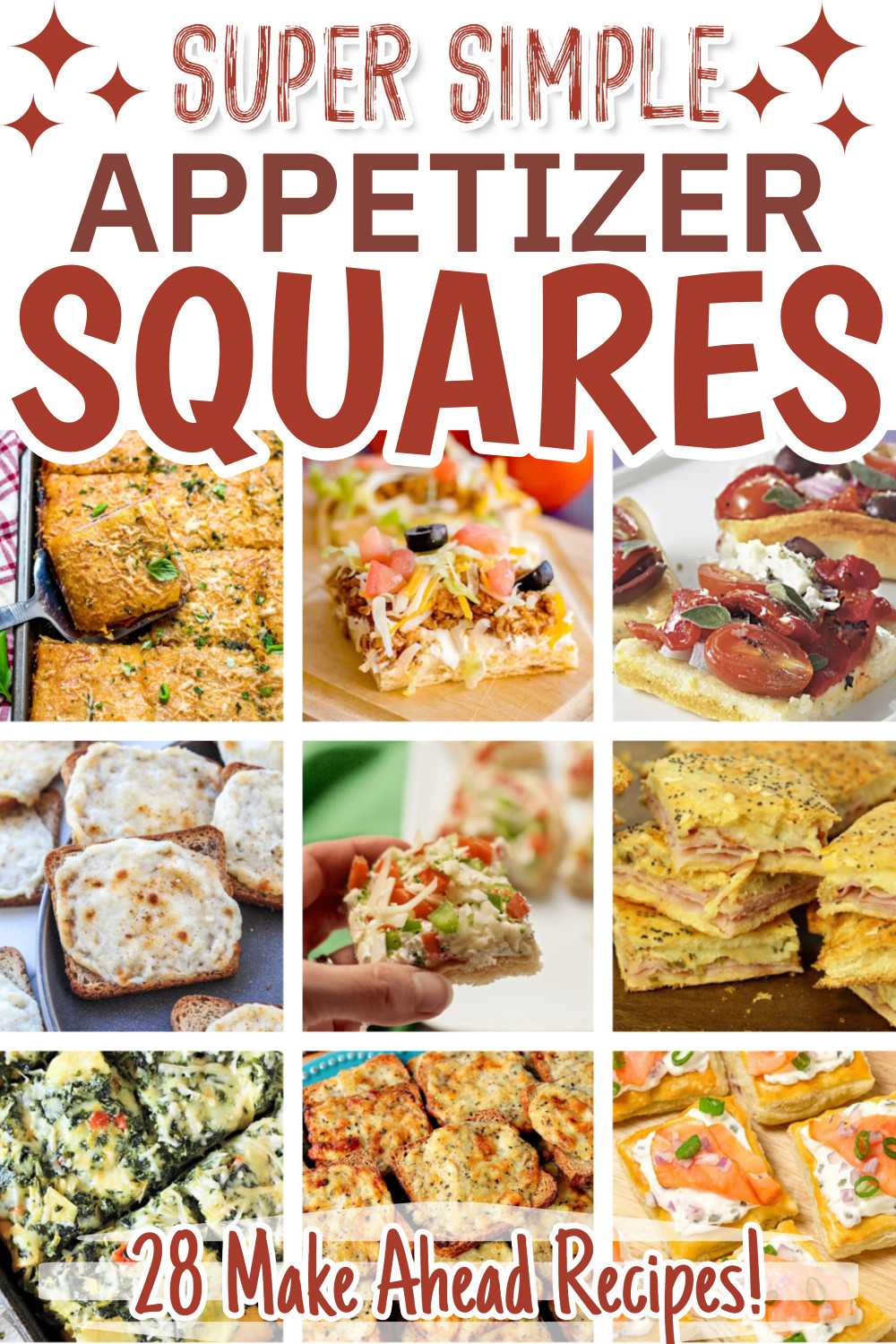 28 Appetizer Squares Recipe Options For Fun Easy Party Finger Food Bites