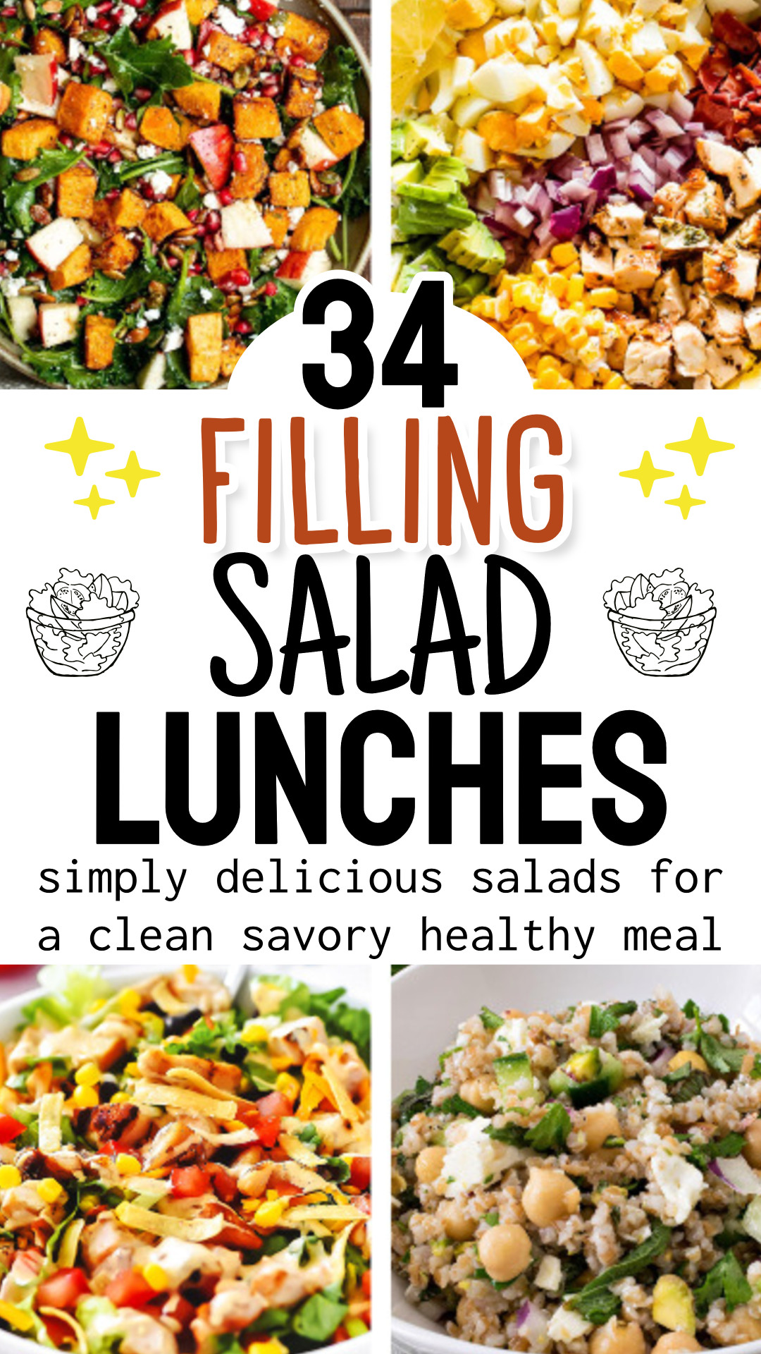 34 filling salad lunches simply delicious salads for a clean savory healthy meal