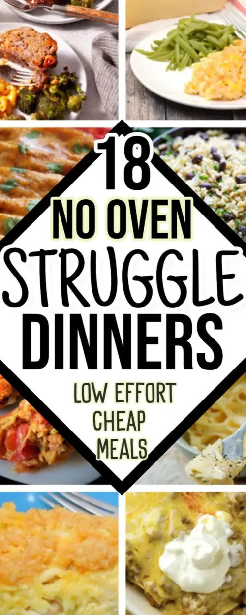 No Oven Struggle Meals and Large Group Dinners