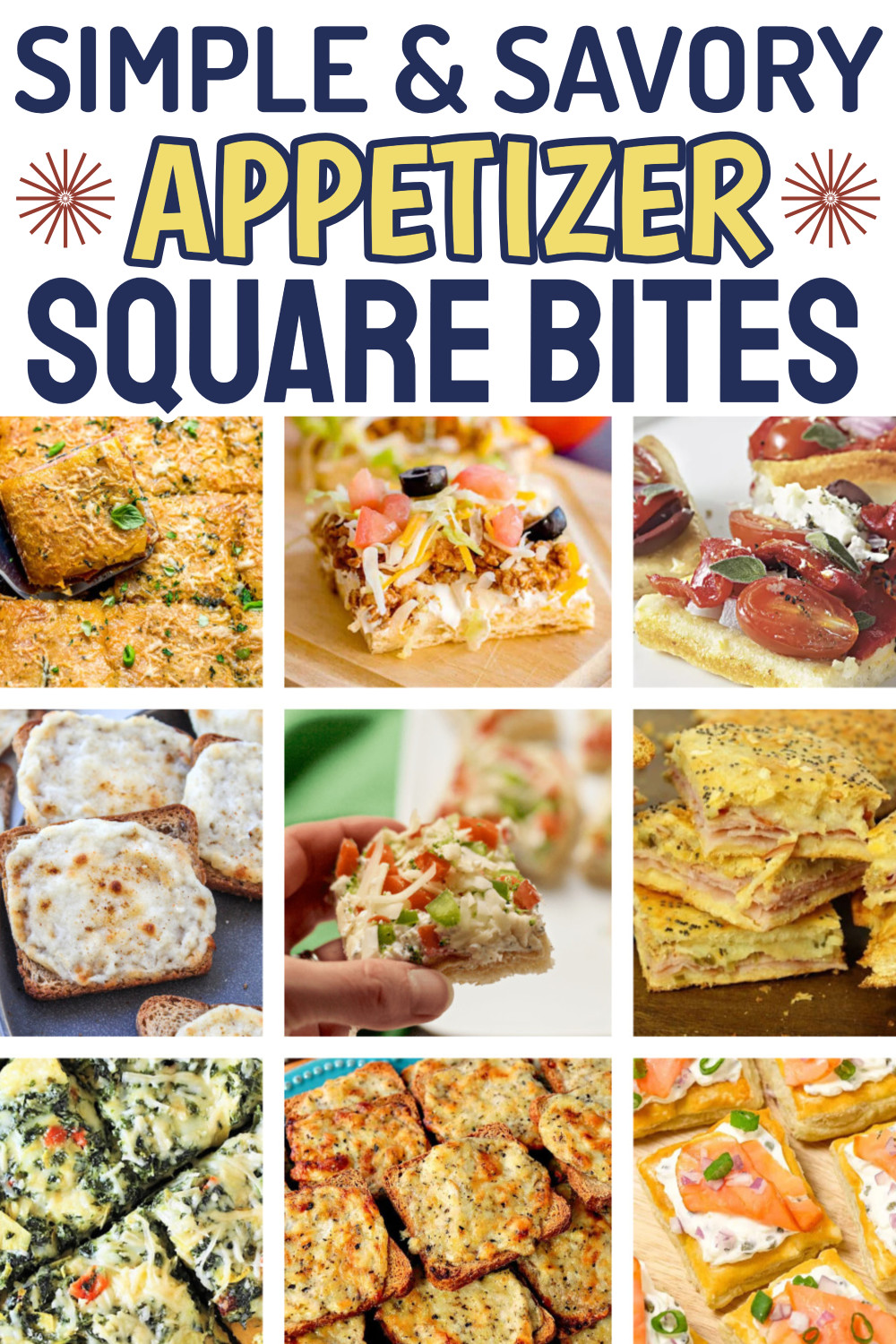 28 Appetizer Squares Recipe Options For Fun Easy Party Finger Food Bites