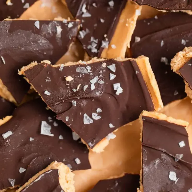 Image for Peanut Butter Chocolate Yogurt Bark