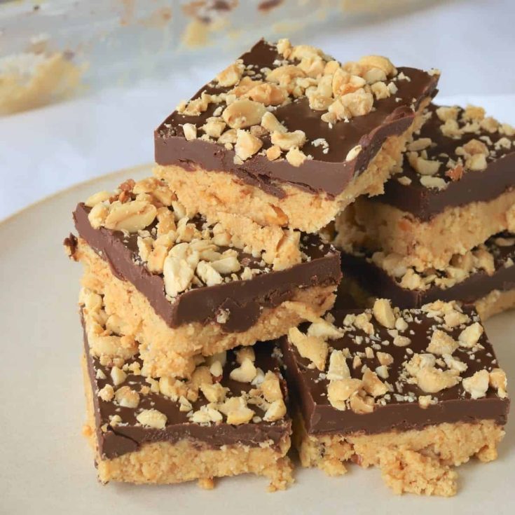 Image for No-Bake Chocolate Chip Peanut Butter Bars