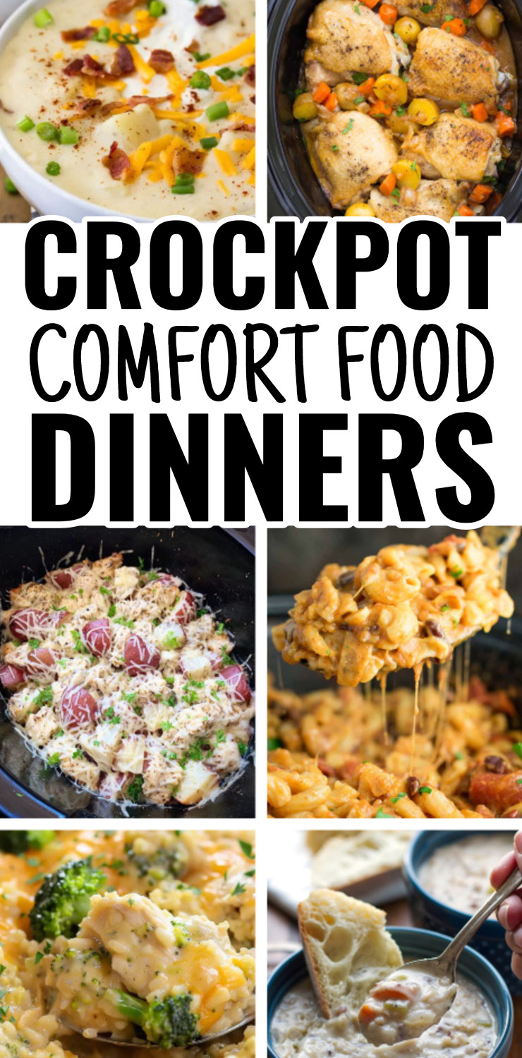 Slow Cooker Comfort Food For Cold Weather 'Dump and Go' Crockpot Meals