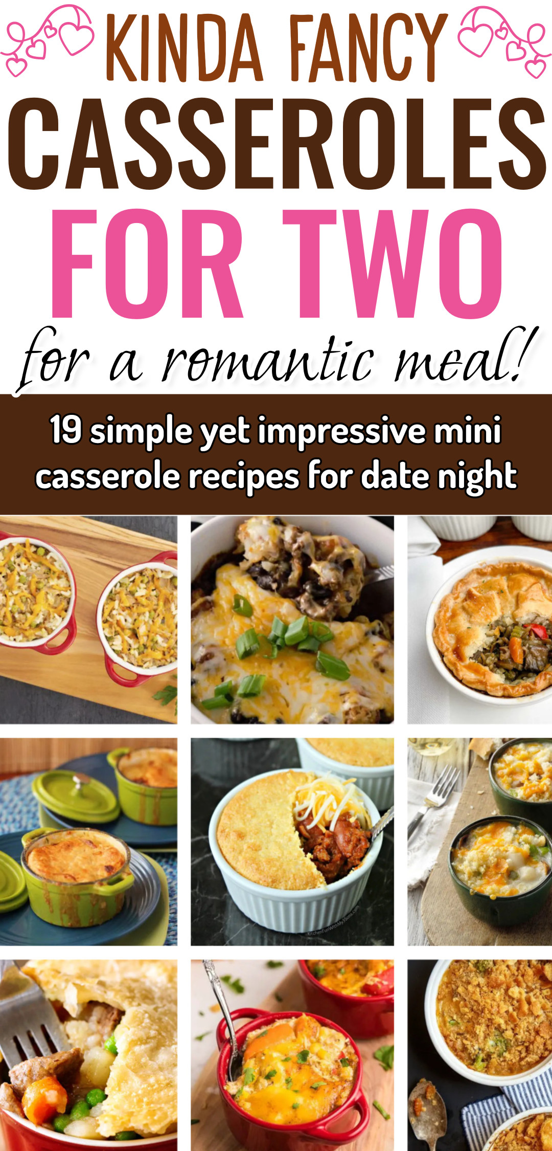 19 Mini Casseroles Recipes For a Romantic Dinner For Two Or Date Night Meal