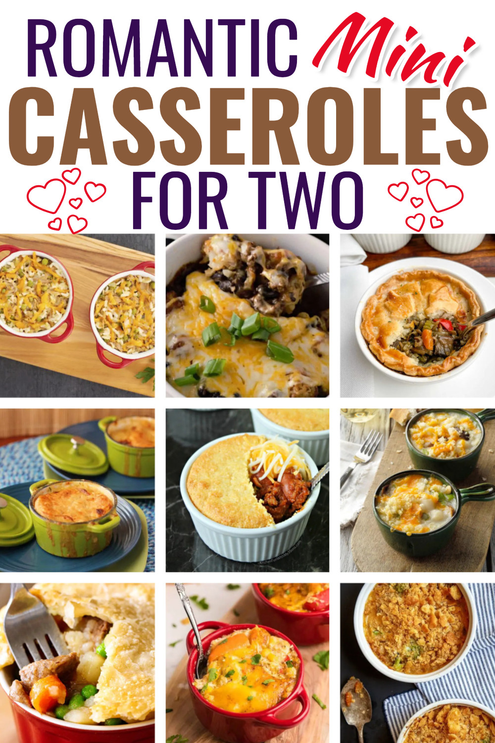 19 Mini Casseroles Recipes For a Romantic Dinner For Two Or Date Night Meal