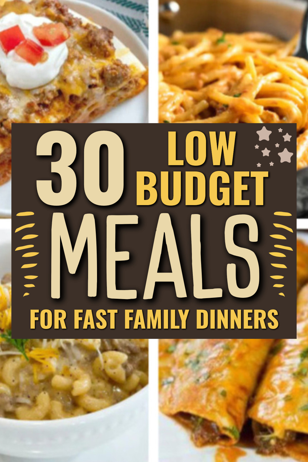 Meal planning cheap dinners for a family