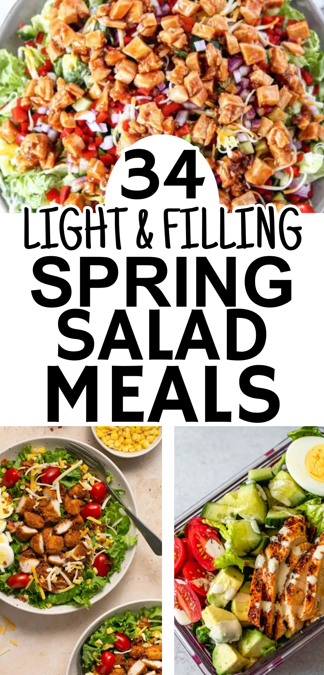 34 Big Salad Meals For An Easy Spring Dinner Or Light Filling Lunch