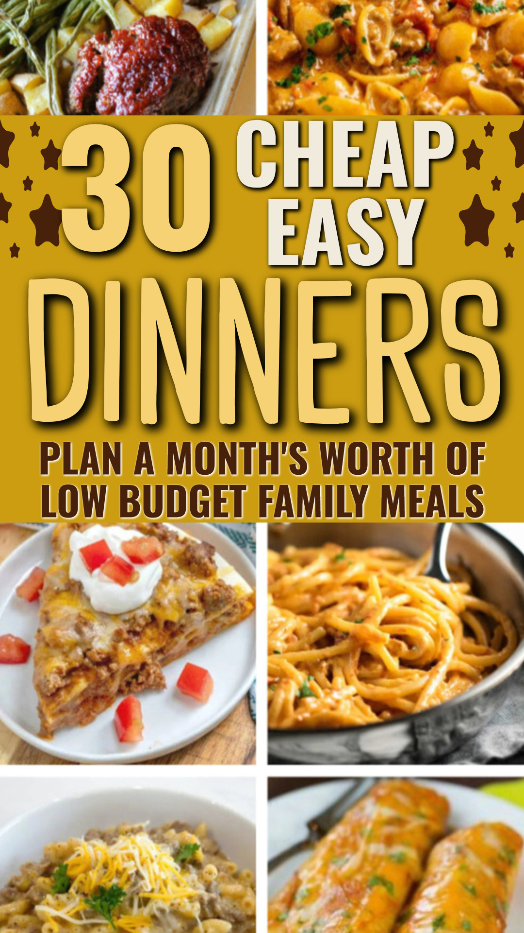 Meal planning QUICK meals and last minute dinners