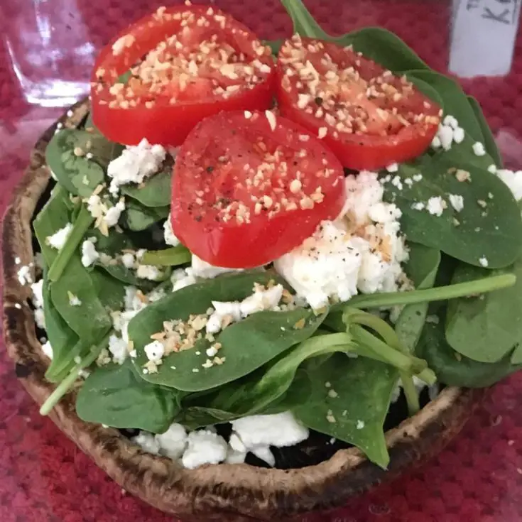 Image for Stuffed Portobello Mushrooms with Spinach and Feta