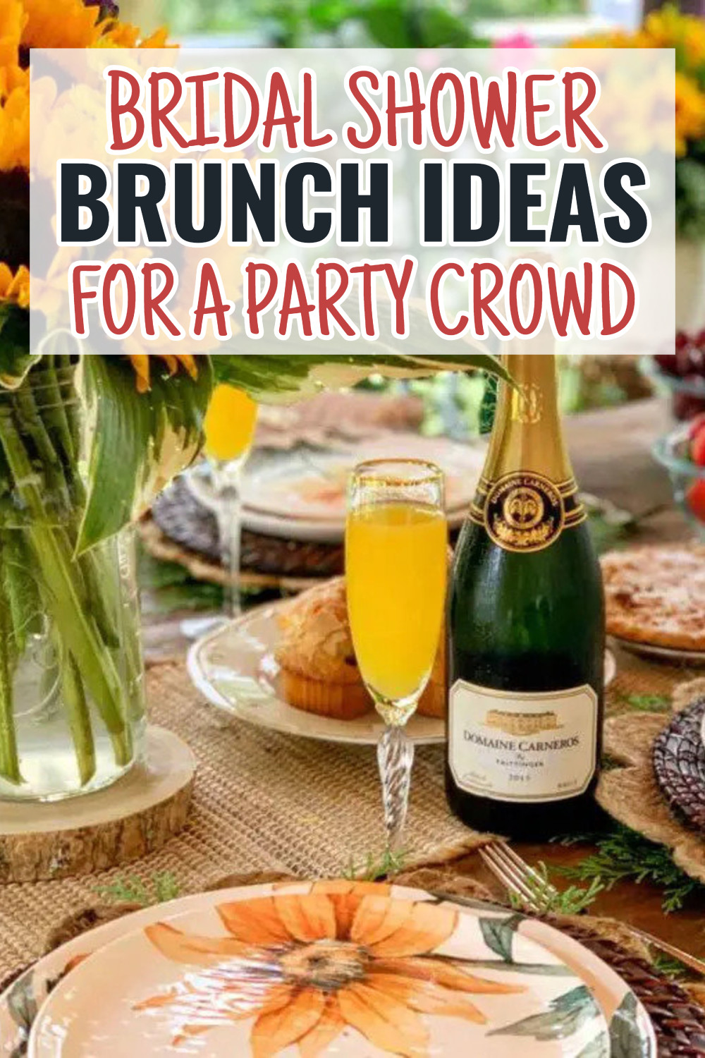 Bridal Shower Brunch Ideas for a Party Crowd