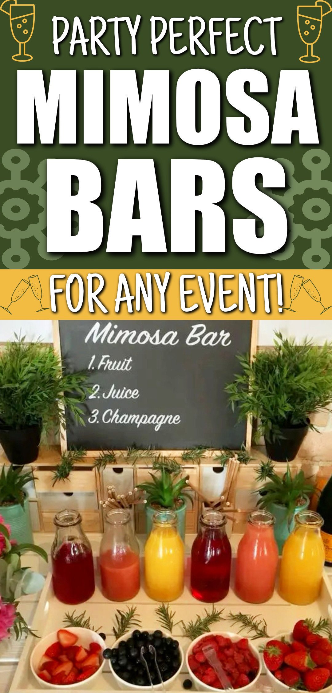 29 DIY Mimosa Bar Set Up Ideas For The Perfect Brunch, Shower or Party