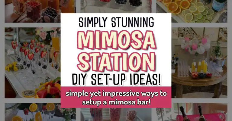 29 DIY Mimosa Bar Set Up Ideas For The Perfect Brunch, Shower or Party