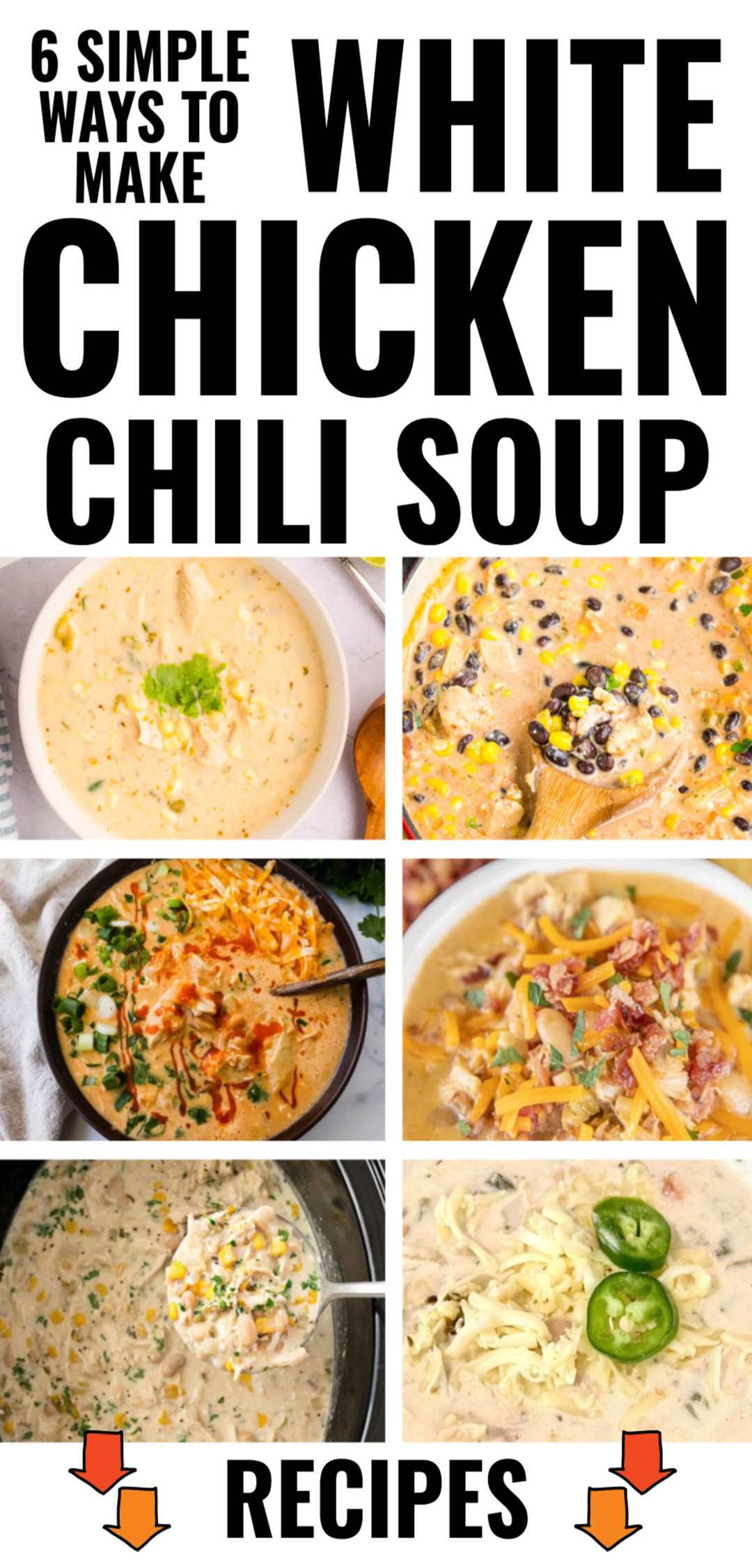 6 white chicken chili soup recipes