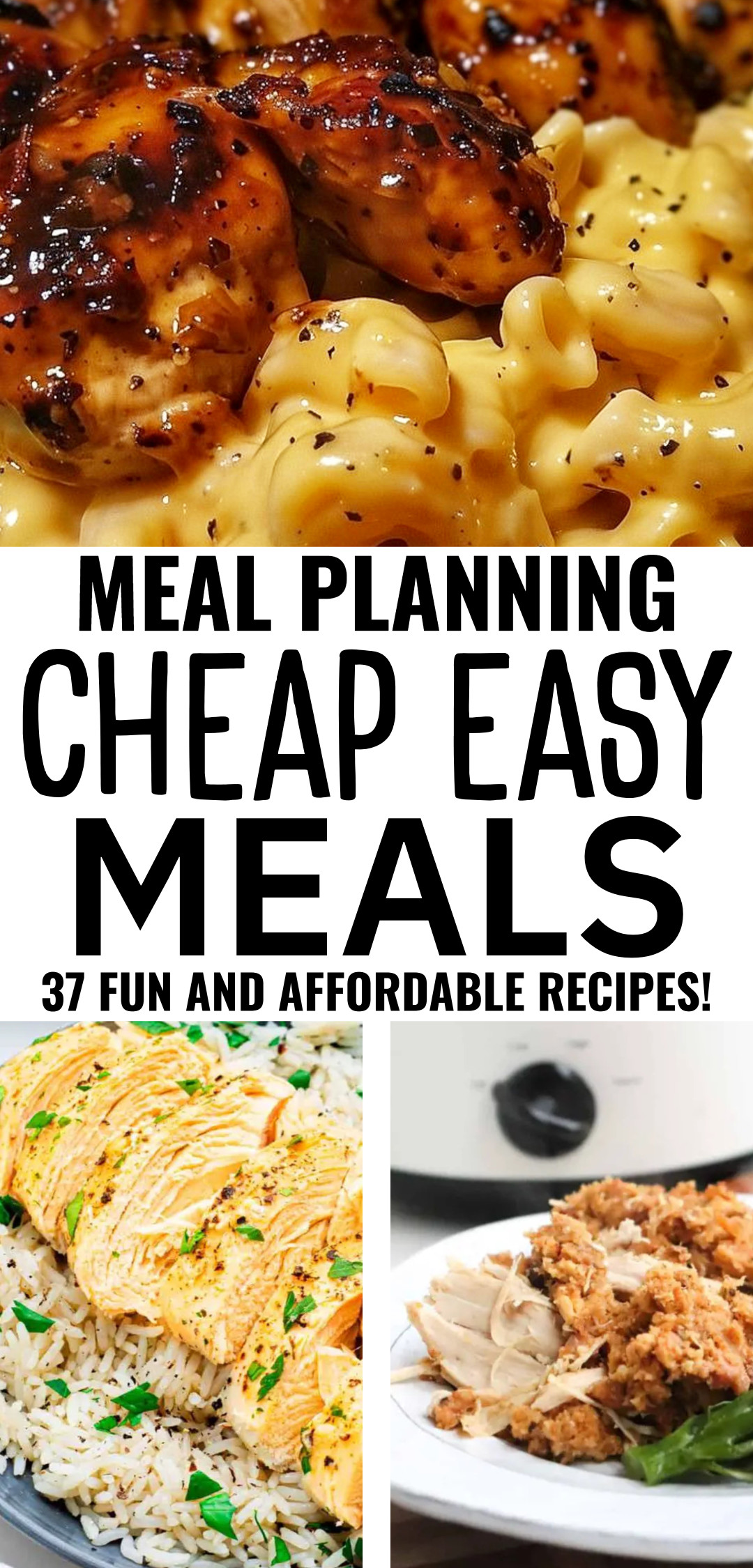 Meal Planning Easy Meals (Lunches and Dinners)