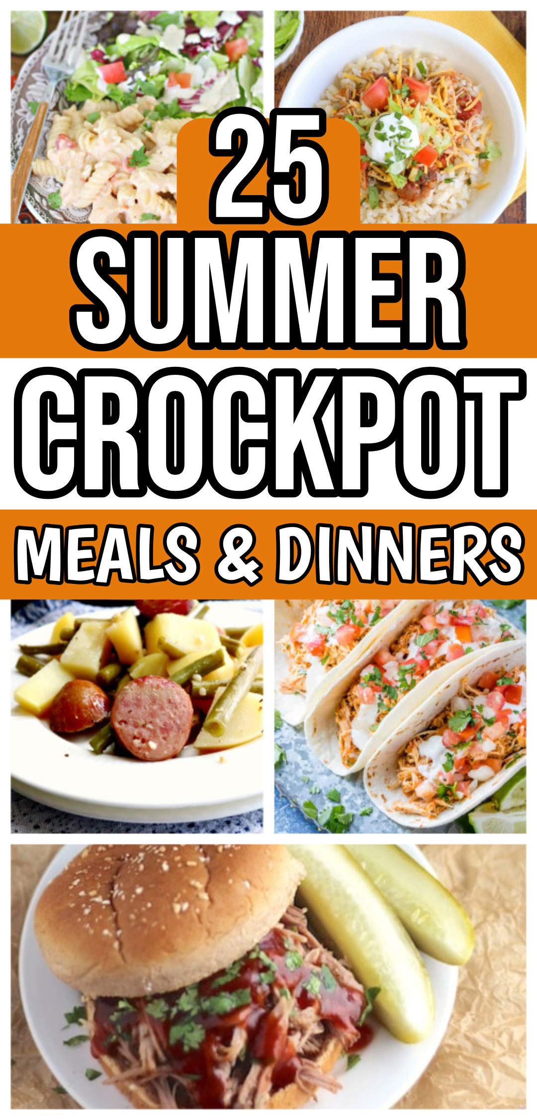 Summer Crockpot Meals - 25 Easy Summer Slow Cooker Recipes For Dinner Tonight