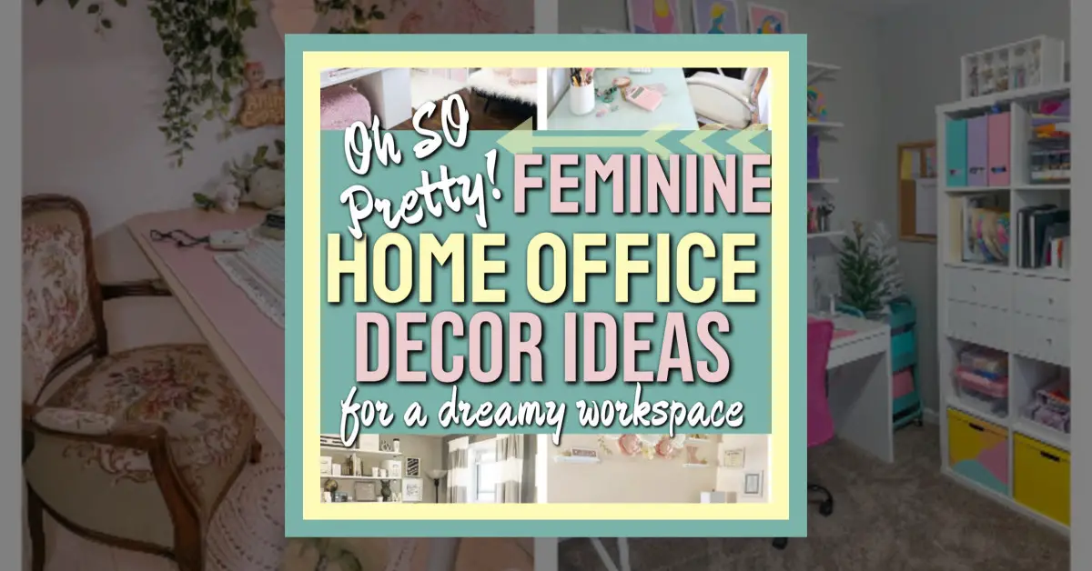 27 Feminine Home Office Ideas – Oh SO Pretty Designs, Desk Set Ups and Decor Inspiration