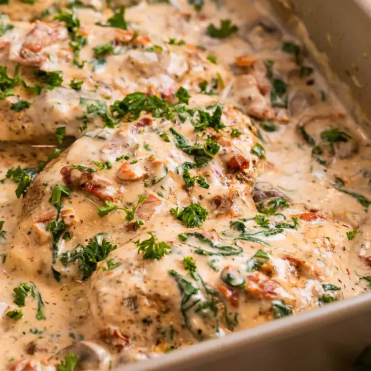 Image for Simple Baked Tuscan Chicken