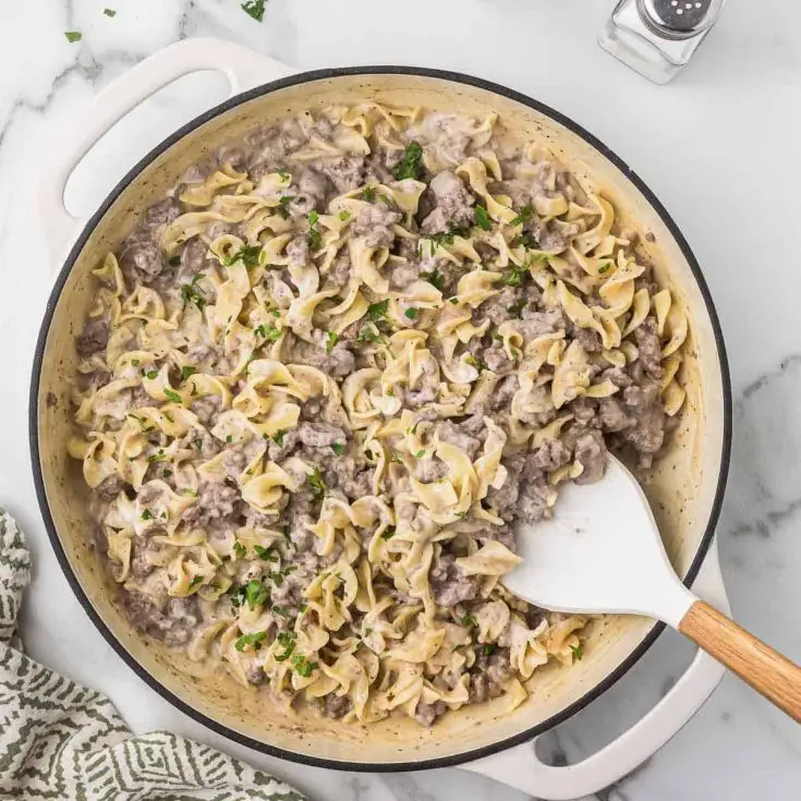 Image for Creamy Ground Beef Stroganoff