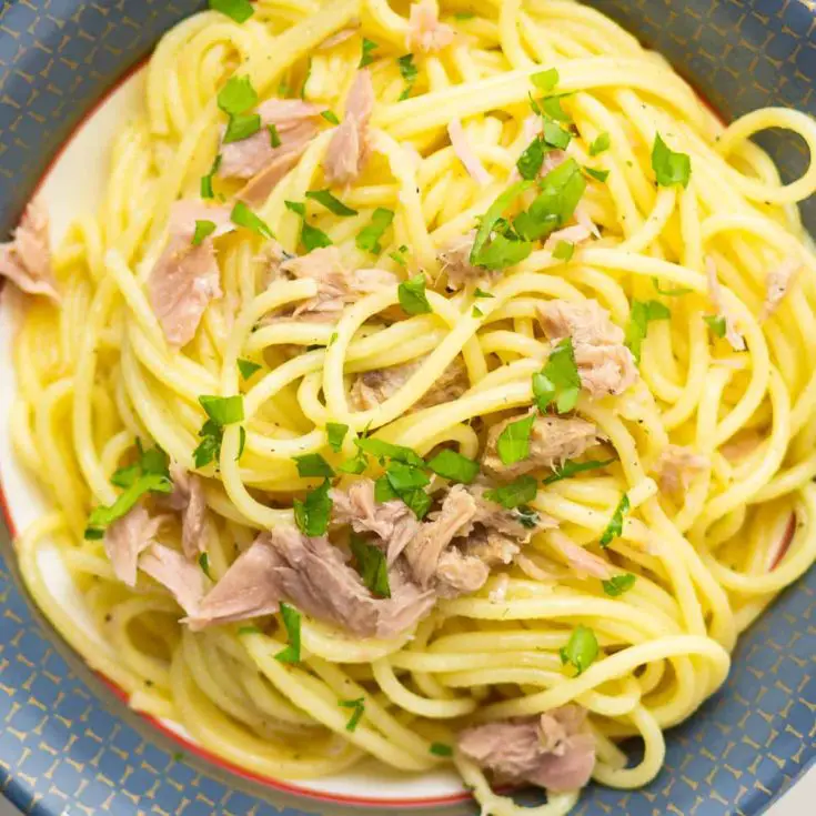 Image for Easy 20 Minute Canned Tuna Pasta