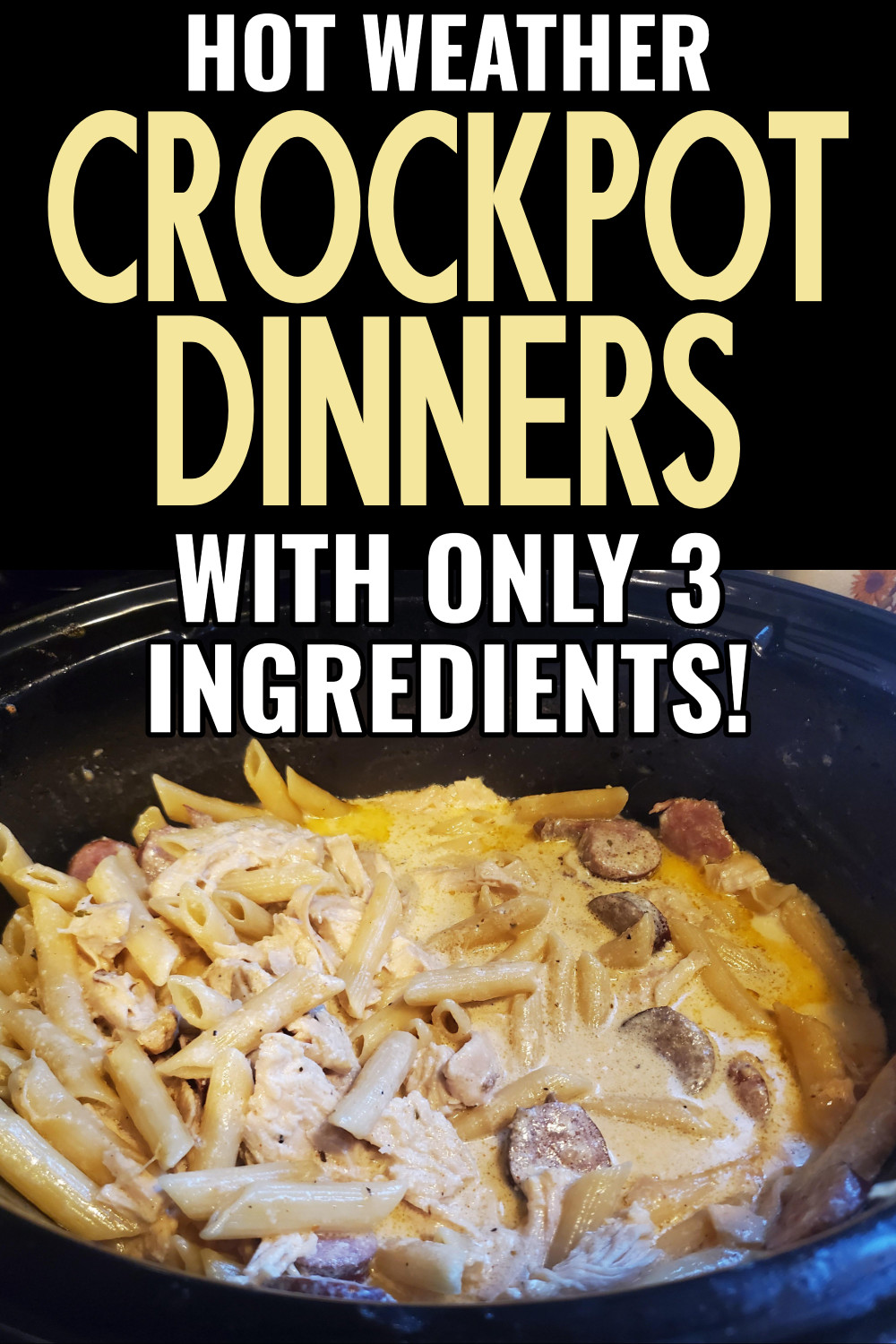 3 Ingredient Crockpot Dinners
