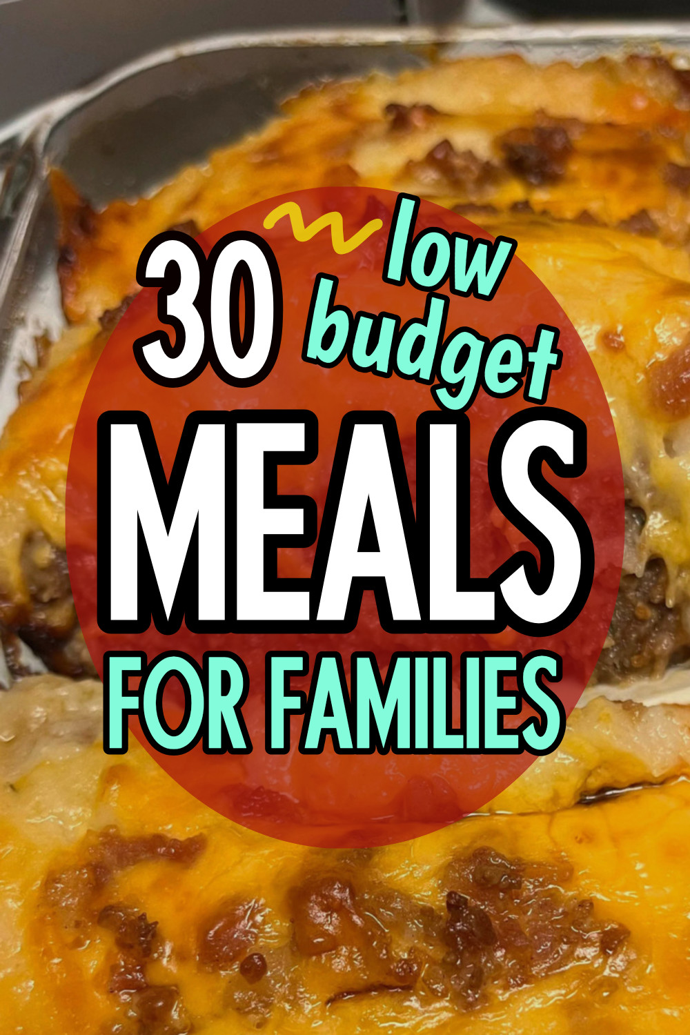 30 low budget meals for families