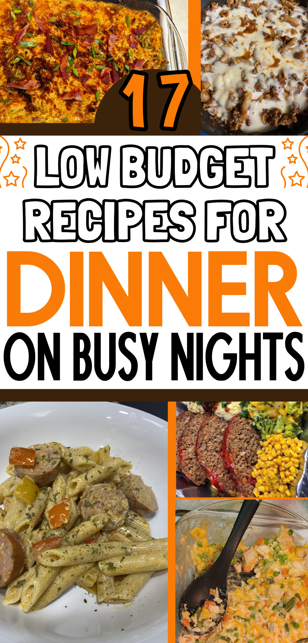 17 low budget recipes for dinner on busy nights
