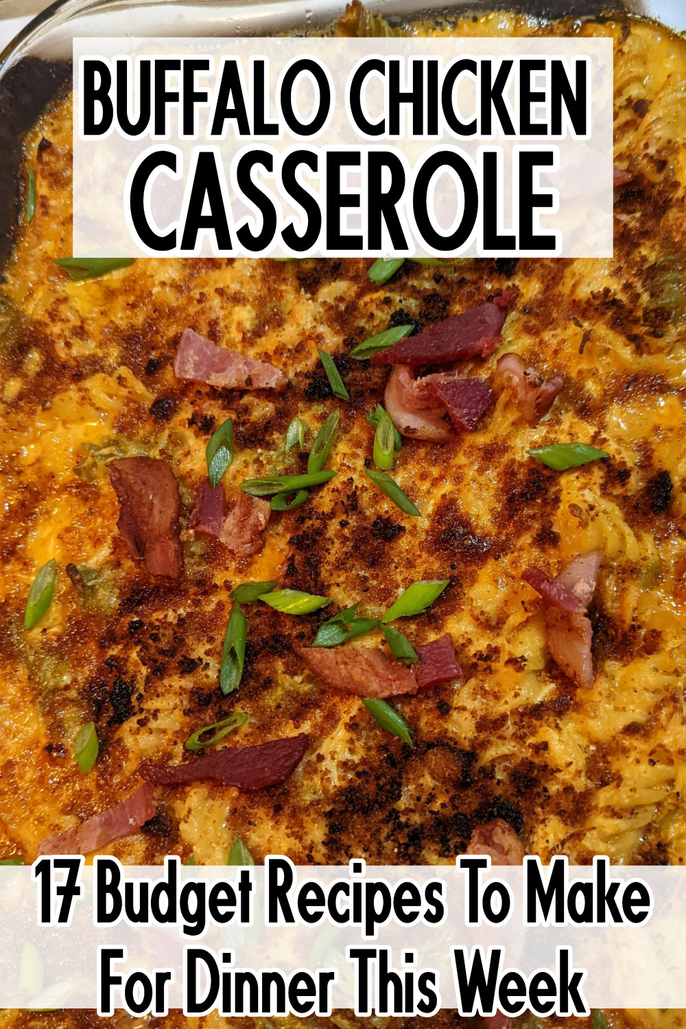 baked buffalo chicken casserole