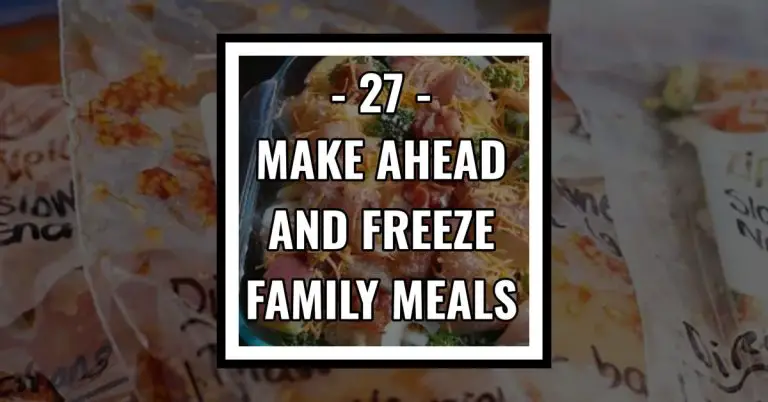 Mama Jen's favorite freezer meals