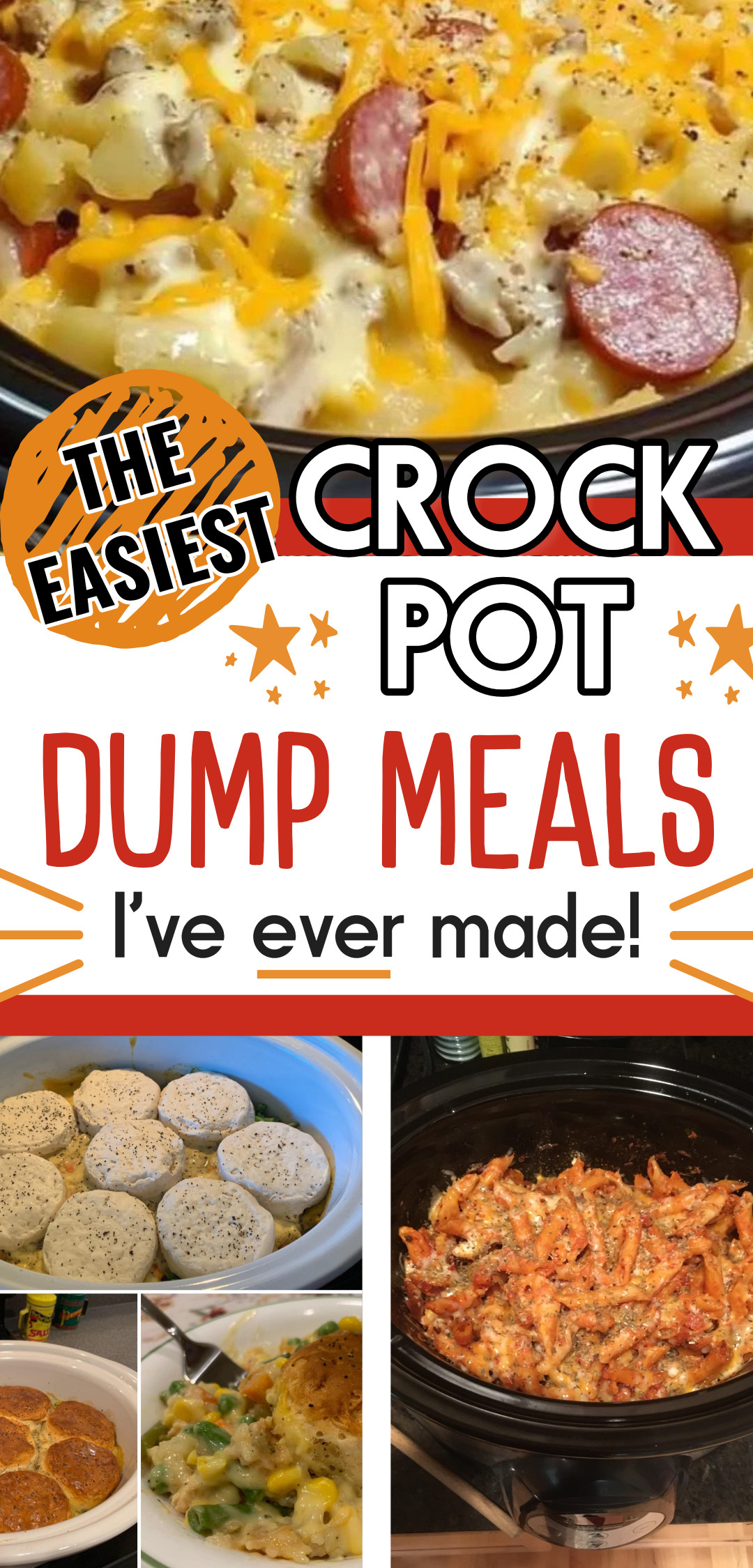 The EASIEST Crock Pot Dump Meals I've EVER Made