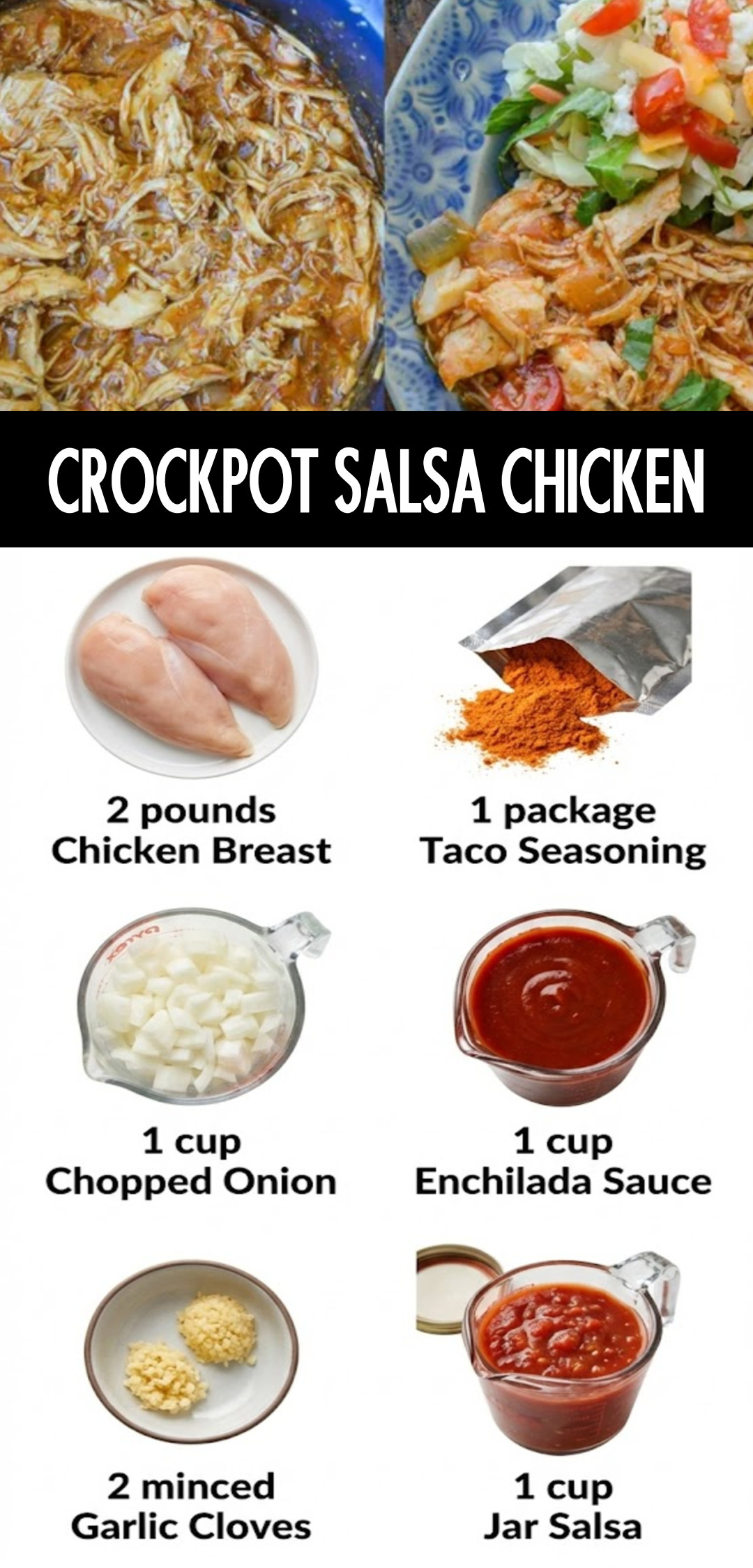 crockpot salsa chicken recipe low carb