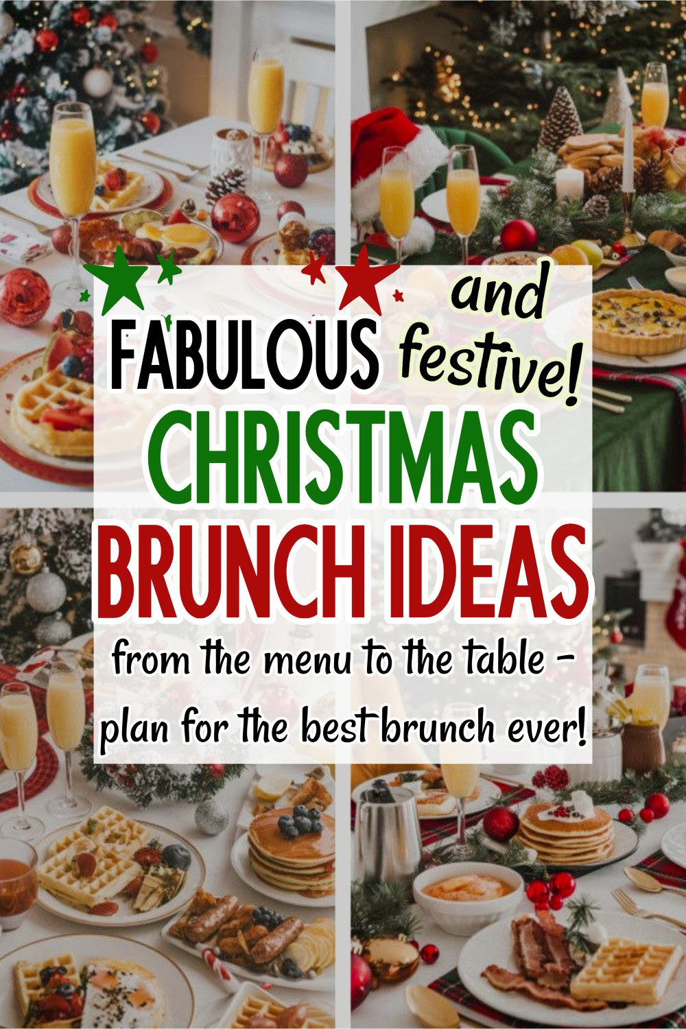 Easy Christmas Brunch Ideas (from menu planning to table settings!)