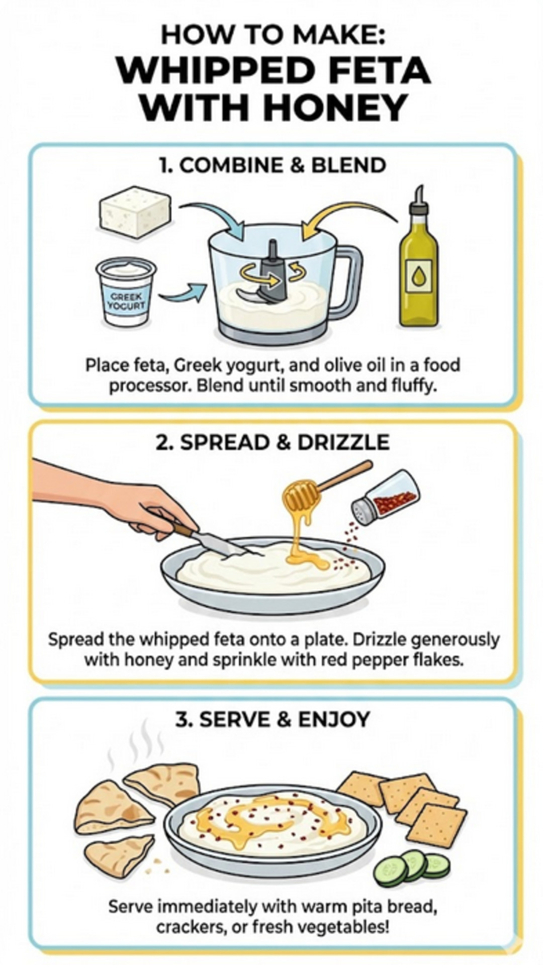 Whipped Feta with Honey