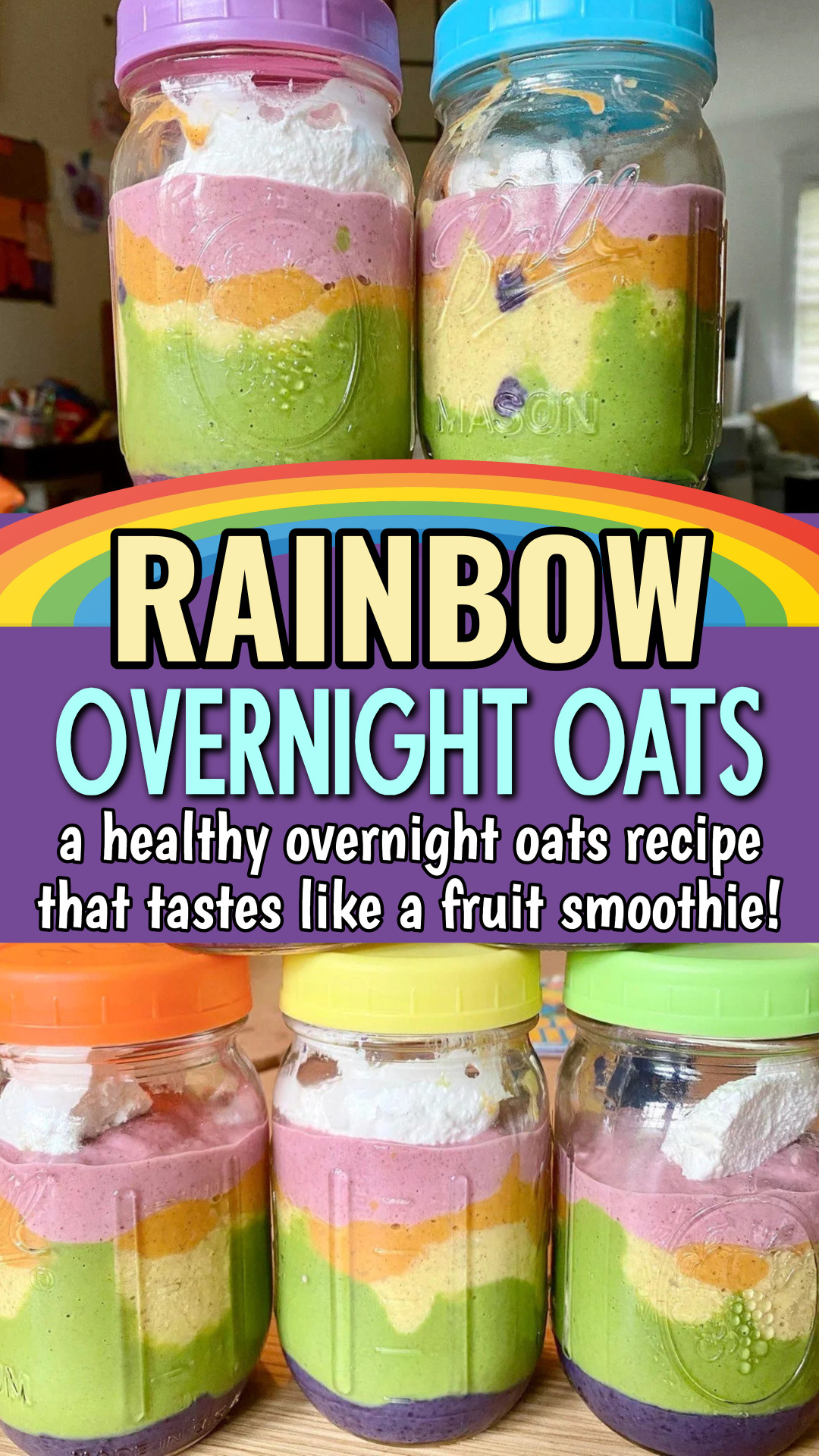 rainbow overnight oats recipe